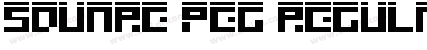 Square Peg Regular字体转换